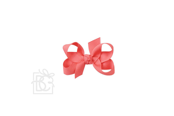 Grosgrain Bow On Clip- Watermelon