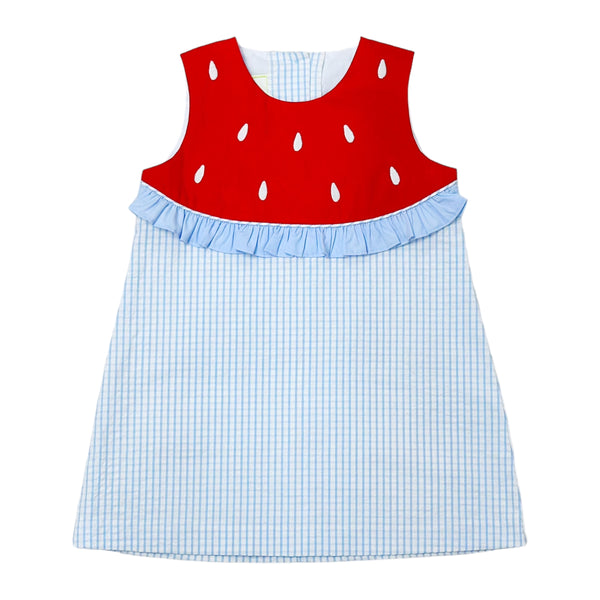 Watermelon Hayden Ruffle Dress