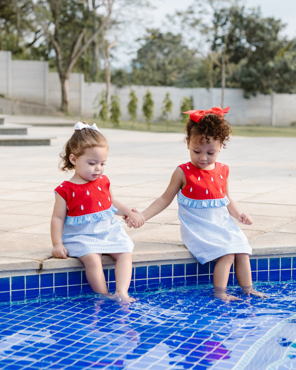 Watermelon Hayden Ruffle Dress