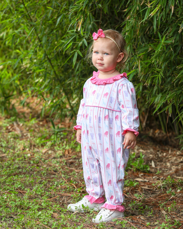 Welcome To The Jungle Ruffle Romper