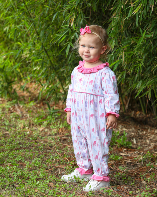 Welcome To The Jungle Ruffle Romper
