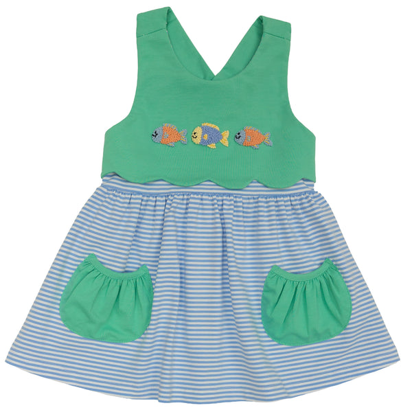 Three Little Fish Scallop Dress