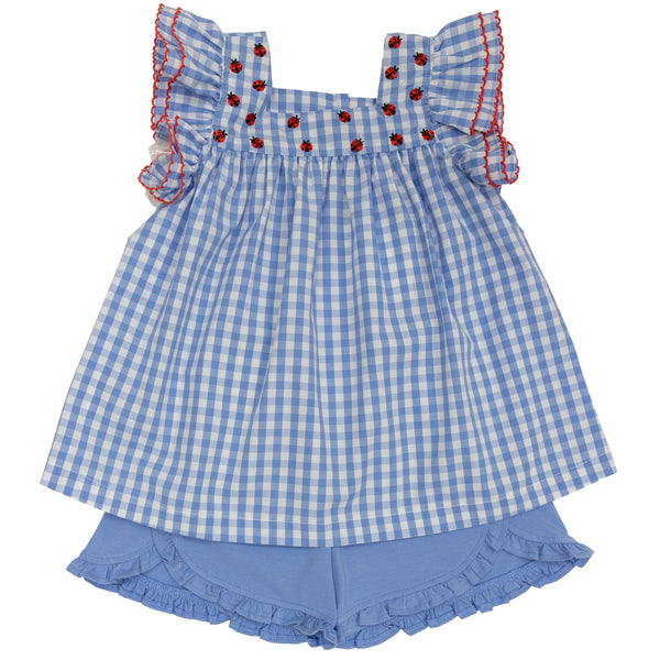 Ladybug Flutter Short Set