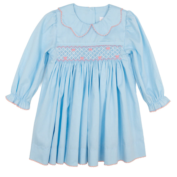 Bitty Bella Bow Smocked Dress