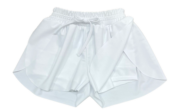White Butterfly Shorts