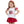 Gathered Skort- Crimson Shimmer