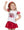 Gathered Skort- Crimson Shimmer