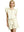 Scalloped Zip-Up Lounge Short Set- Ecru