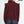Ruffle Shoulder Quarter-Zip Pullover- Burgundy