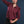 Ruffle Shoulder Quarter-Zip Pullover- Burgundy