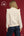 Cable Knit Textured Pullover W/ Ruffle- Ecru