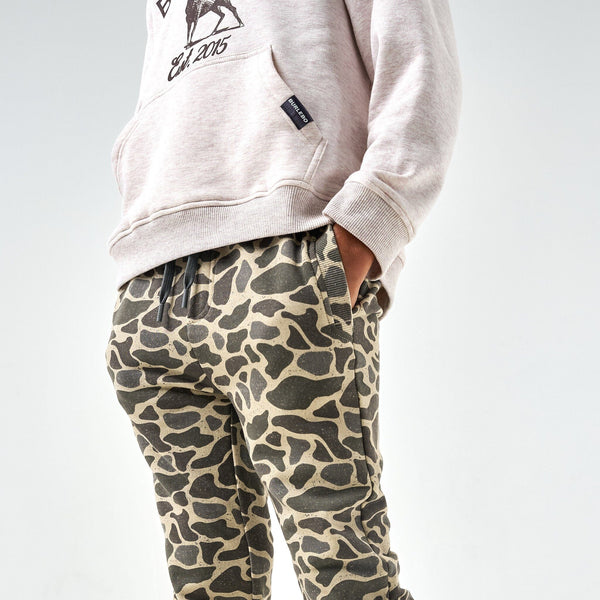 Youth Fleece Jogger- Classic Deer Camo