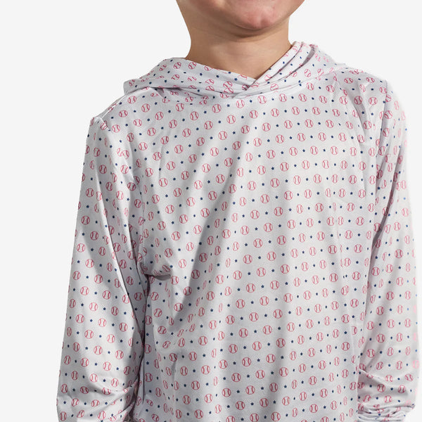 Youth Performance Hoodie- Baseball