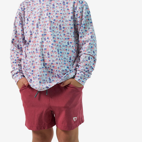 Youth Performance Hoodie- Old Glory