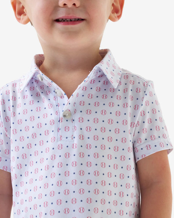 Youth Performance Polo- Baseball