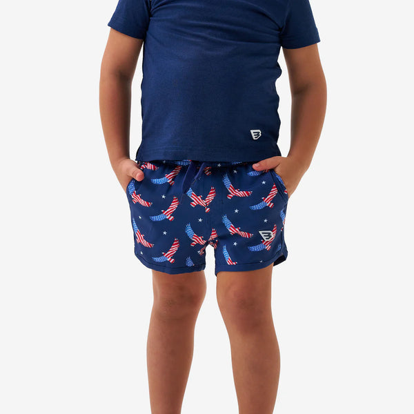 Youth Swim Trunk- USA Eagle