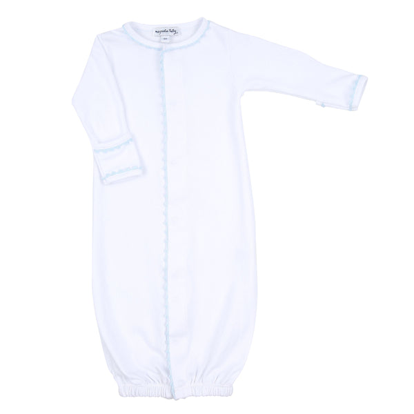 Baby Joy Embroidered Converter- Light Blue