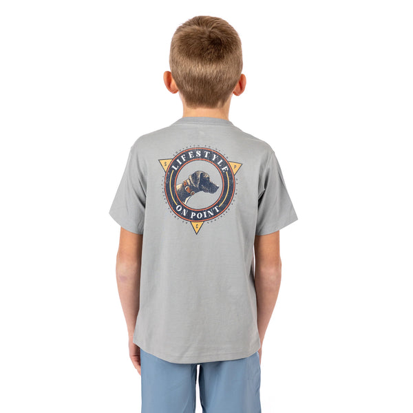 Youth Classic GSP Tee- River Blue