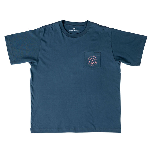 Youth Camo Tuna Tee- Vintage Navy