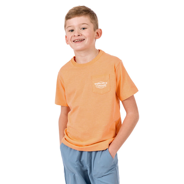 Youth Beach Days Tee- Faded Salmon