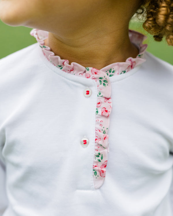 Zinnia Blooms Floral Shirt