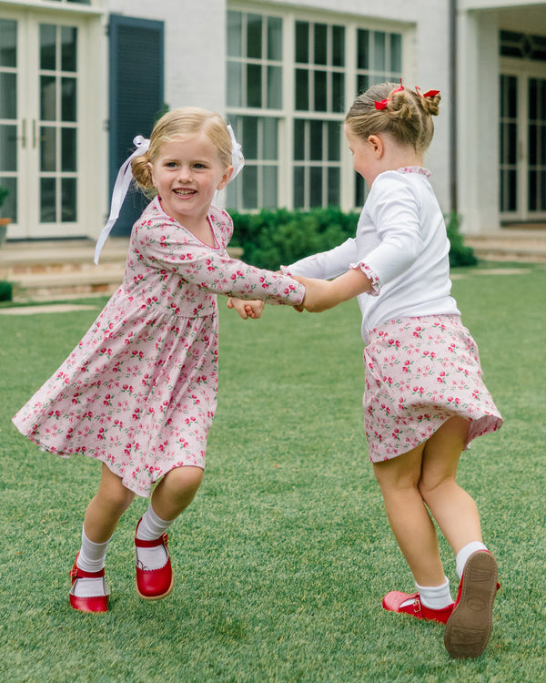 Zinnia Blooms L/S Twirl Dress