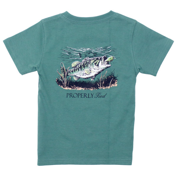 Set The Hook SS- Marine Green