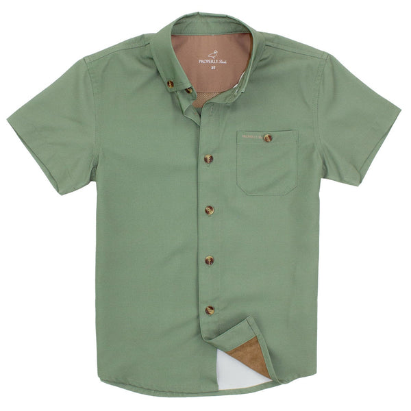 Sportsman Field Shirt- Moss