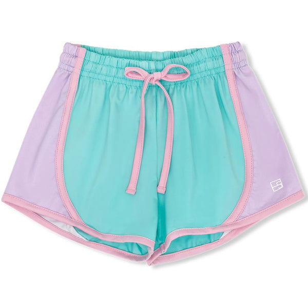 Elise Short- Totally Turquoise, Petal Purple, Cotton Candy Pink