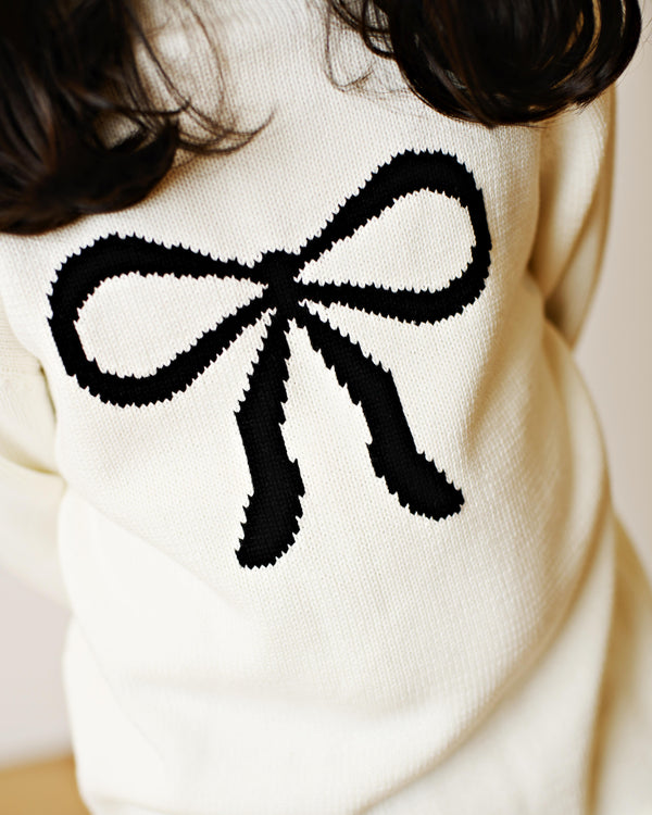 Black Bow Sweater