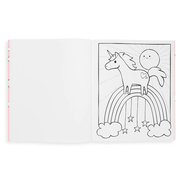 Color-in' Book: Enchanting Unicorns