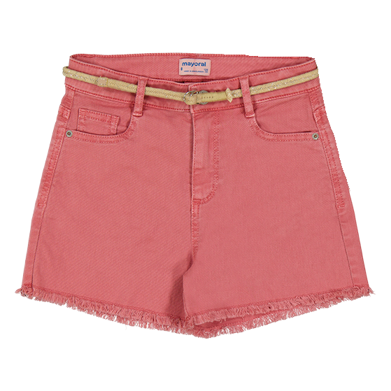 Basic Twill Shorts- Blush