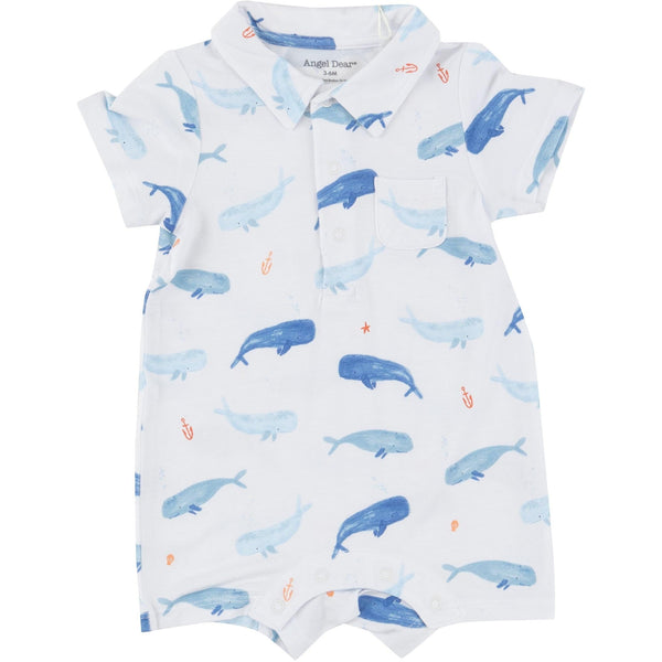Polo Shortie- Whale Hello There