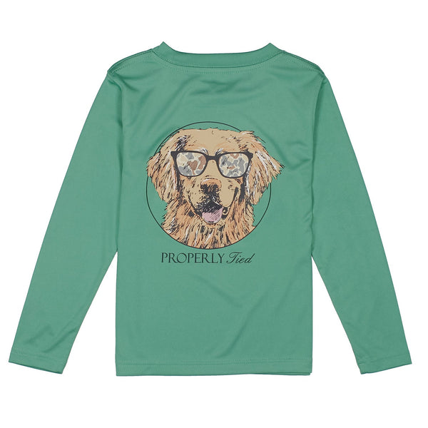 Performance Tee LS Camo Companion- Ivy