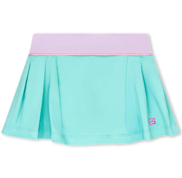 Sarah Skort- Totally Turquoise, Petal Purple