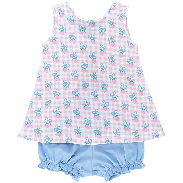 Berry Special Knit Bloomer/Banded Short Set