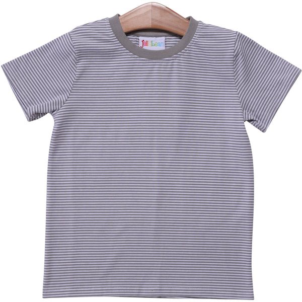 Graham Shirt- Gray Stripe