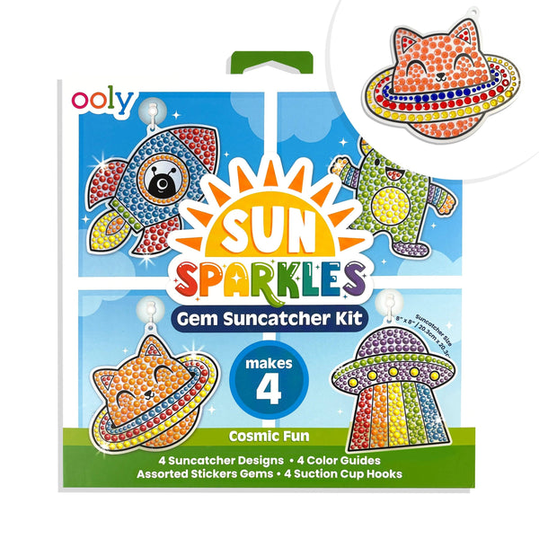 Sun Sparkles Gem Suncatcher Kit- Cosmic Fun