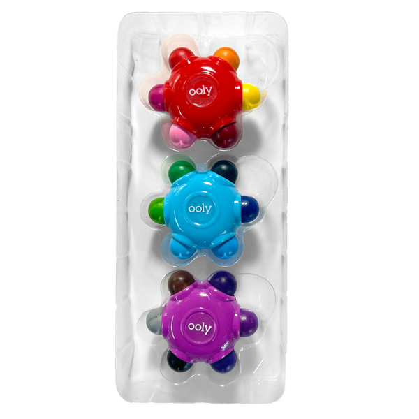 Grip Crayons (Set of 3 / 18 Classic Colors)