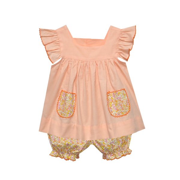 Lilibet Bloomer/Short Set- Petal + Play