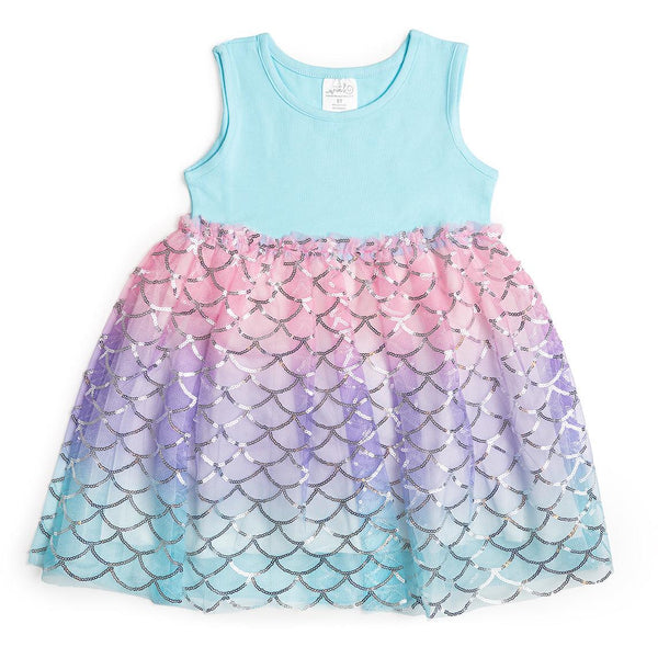 Sparkling Mermaid Tank Tutu Dress