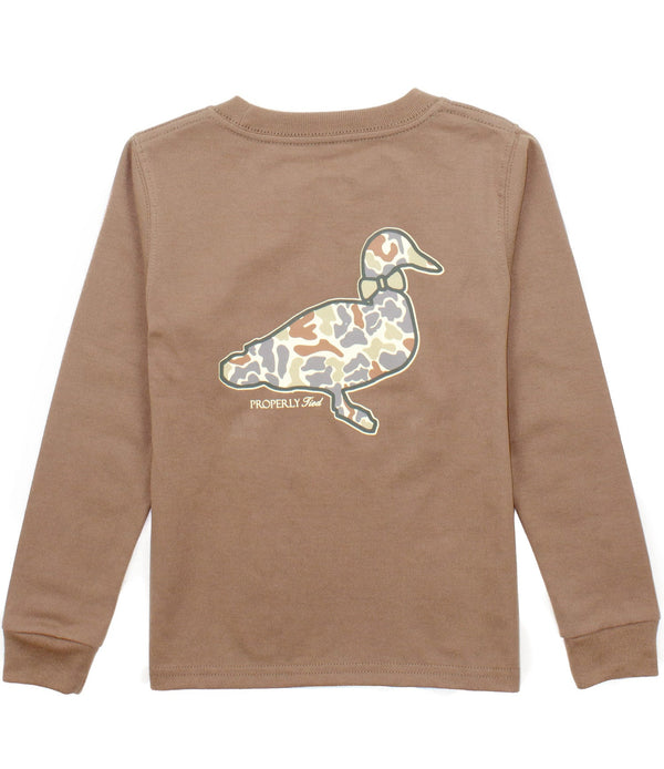 Field Camo Logo LS- Walnut
