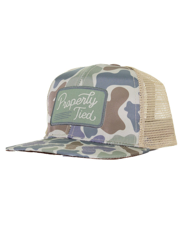 Sportsman Trucker Hat Vintage Camo