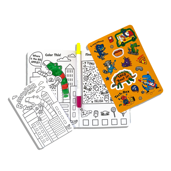 Let's Go!: Activity & Coloring Kit- Kitty In The City