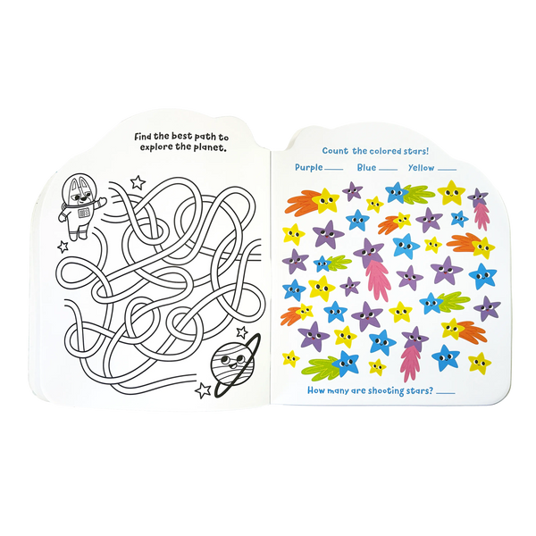 Activity Book- Pets in Space (60 Pages)