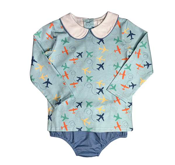 Airplane Bloomer Set