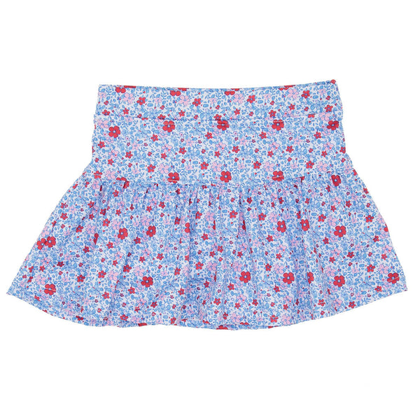 American Floral Gathered Skort