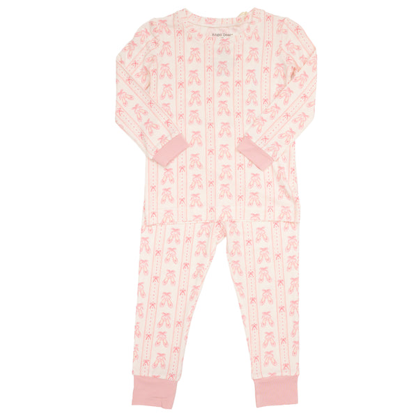 Ballet Shoes Ribbon Stripe Loungewear Set