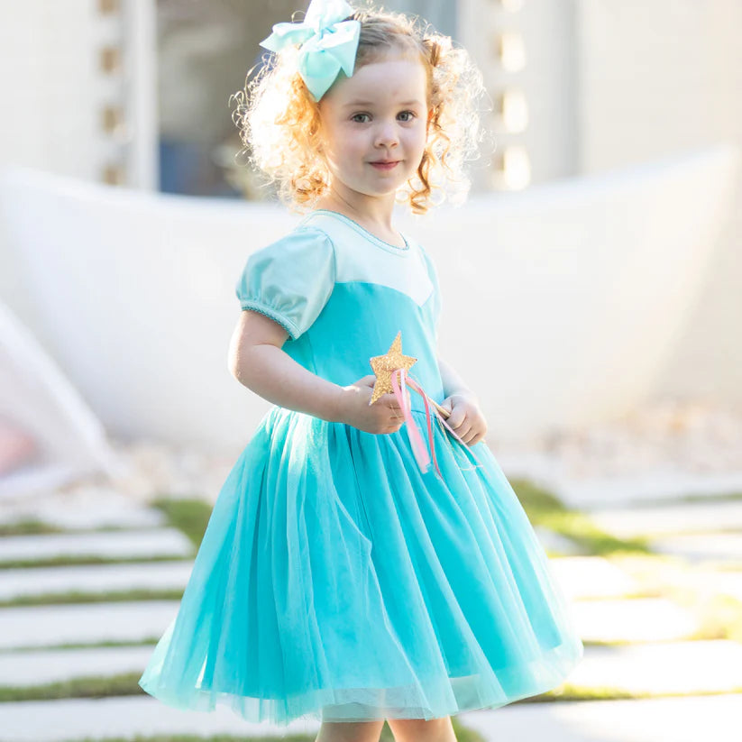 aqua princess dress Enchanted Aqua Princess Tulle Dress