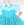 Princess Dress- Aqua